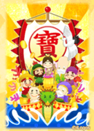 The Seven Deities Of Good Fortune Line Theme Line Store