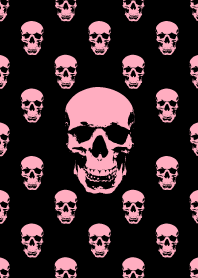 SKULL - BABY PINK & BLACK - SLASH
