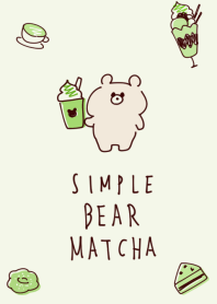 Simple bear matcha.