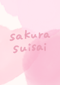 Sakura color watercolor