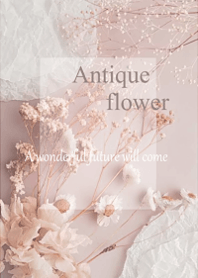 Space surrounded by antique flowers2.