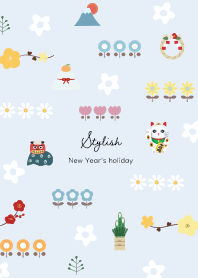 blue Stylish New Year's holiday 03_2