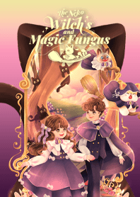 แมวดำผู้ใช้เวทมนต์ - โทนสีม่วงสว่าง V2