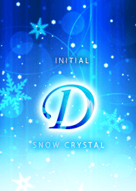 Initial "D"_Snow crystal