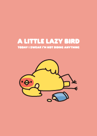 Lazy bird -Blue lovebird3