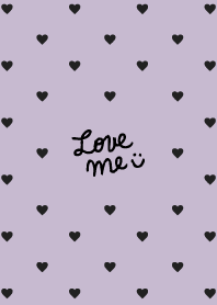 Black heart darkish Purple4 from Japan