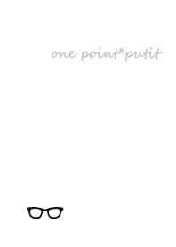 one point*putit glasses