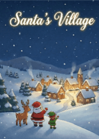 Santa in Christmas Night V.3