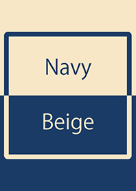 Navy & Beige Simple design 7