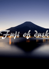 Fuji of dusk