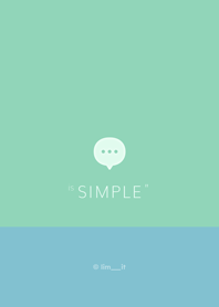 Is SIMPLE * Blue Green #S1C1SS00