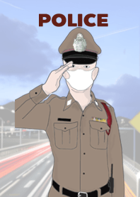 ตำรวจไทยธีมไลน์