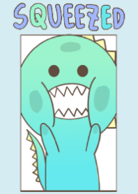 It's squeezed here...