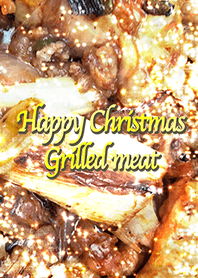 Happy Christmas Grilled meat