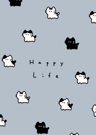 แมว．blue brown.