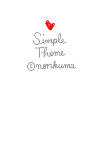 Simple Theme ©nonkuma