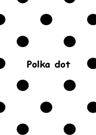 Polka dot White Black Theme