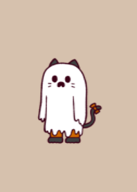 Ghost black cat(dusty colors02)