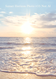 Sunset Horizon Photo #35 Not AI