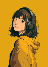 Hoodie Hues: Yellow & Shadow