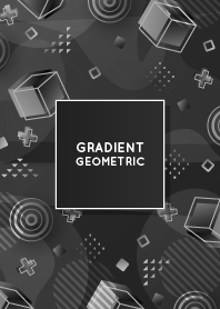 Gradient Geometric Black 3