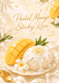 粉彩芒果糯米飯
