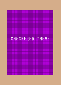 PURPLE CHECKERED THEME-CAFEMOCHA COLOR