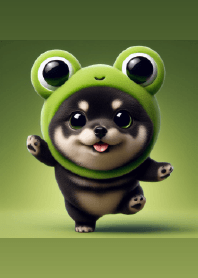 Big Eyed Frog Shiba Inu-0312175