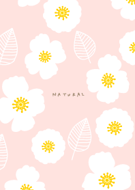 Stylish white flowers leaves24 Japan