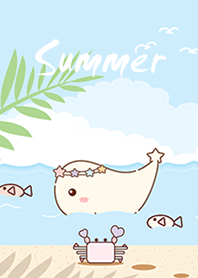 Whale in summer