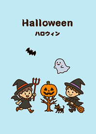 Cute Magical Halloween(Water blue)