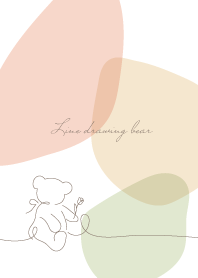 Line drawing bear_22