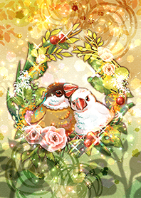 The Happy Java sparrow