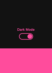dark mode theme : pink light neon