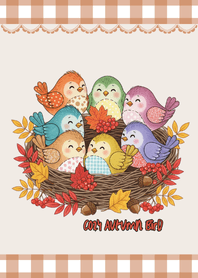 Cozy Autumn Bird