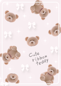 Dull pink Stylish Ribbon Teddy 05_2