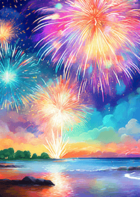 Beautiful Fireworks Theme#803
