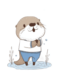 The Otter's Gentle Stream