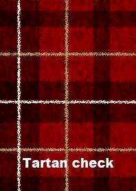 ブランケット タータンチェック(赤)