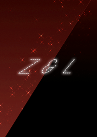 Z & L cool red & black initial