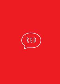 Red color and simple.