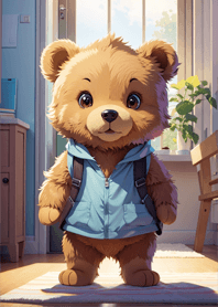 หมีน้อยสีน้ำตาลซุกซน