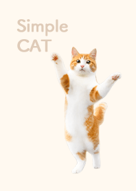 Simple CAT | 茶白猫・ライトベージュ