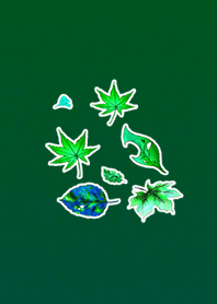 Emerald Blue leaves