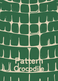 Pattern Crocodile chitosemidori
