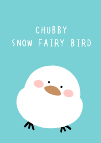 CHUBBY SNOW FAIRY BIRD/MINT GREEN