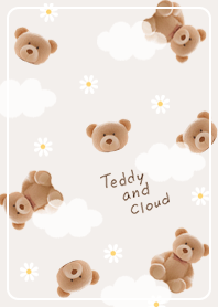 Flaxen Teddy and fluffy clouds 02_2