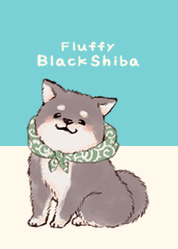 Fluffy Black Shiba Inu Theme
