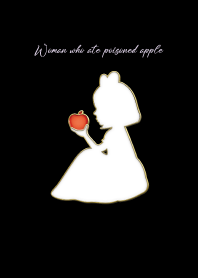 Enamel Woman who ate a poisoned apple 46