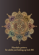 全ての運気が上がるマンダラ柄黒大人女子向 Line 着せかえ Line Store